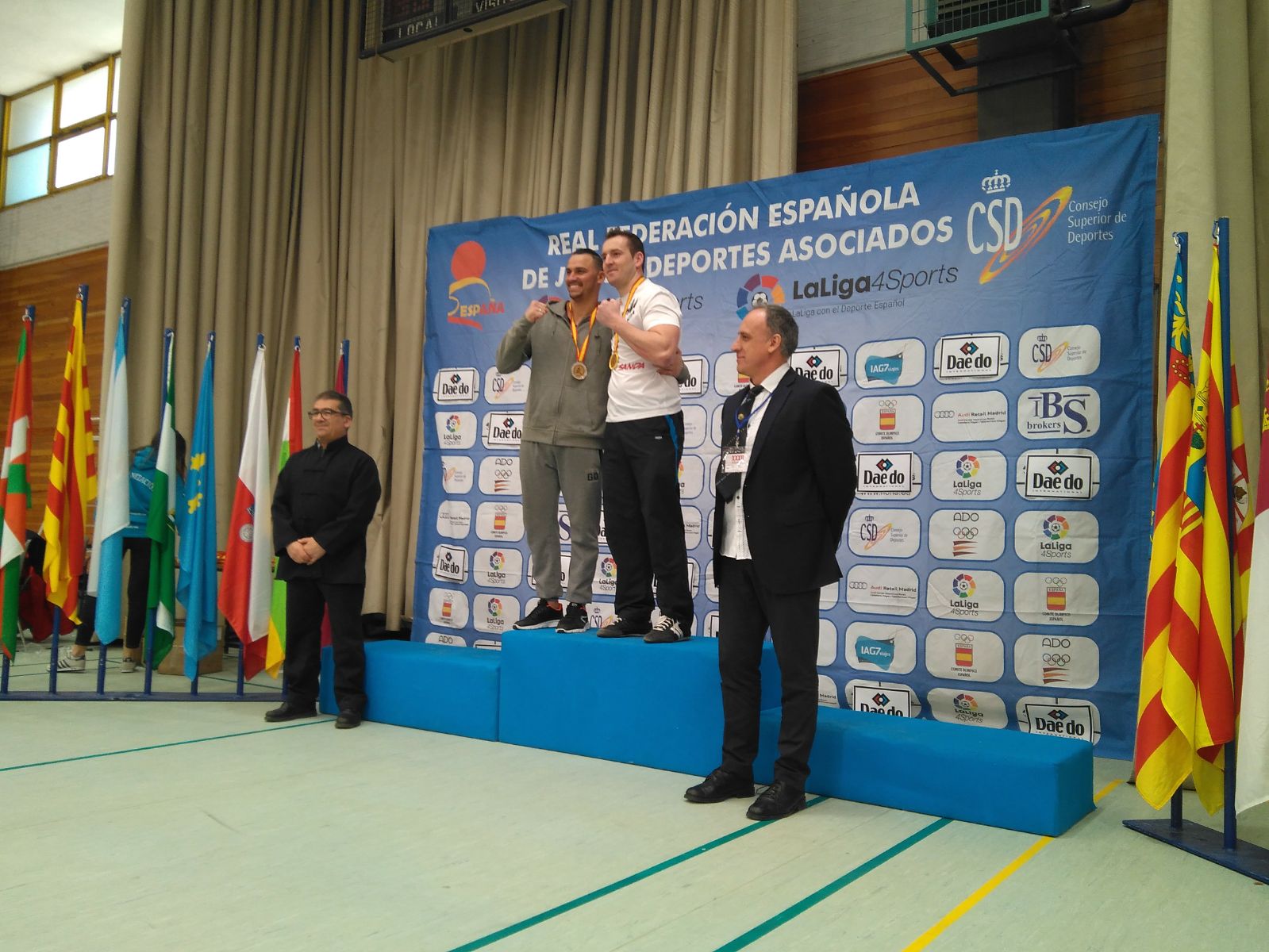 2 PLATA y 1 BRONCE en el Campeonato de Espa&ntilde;a de Wu-Shu Moderno. 24-02-18